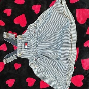 Girl's 18-24mo Tommy Hilfiger Denim Overall Dress